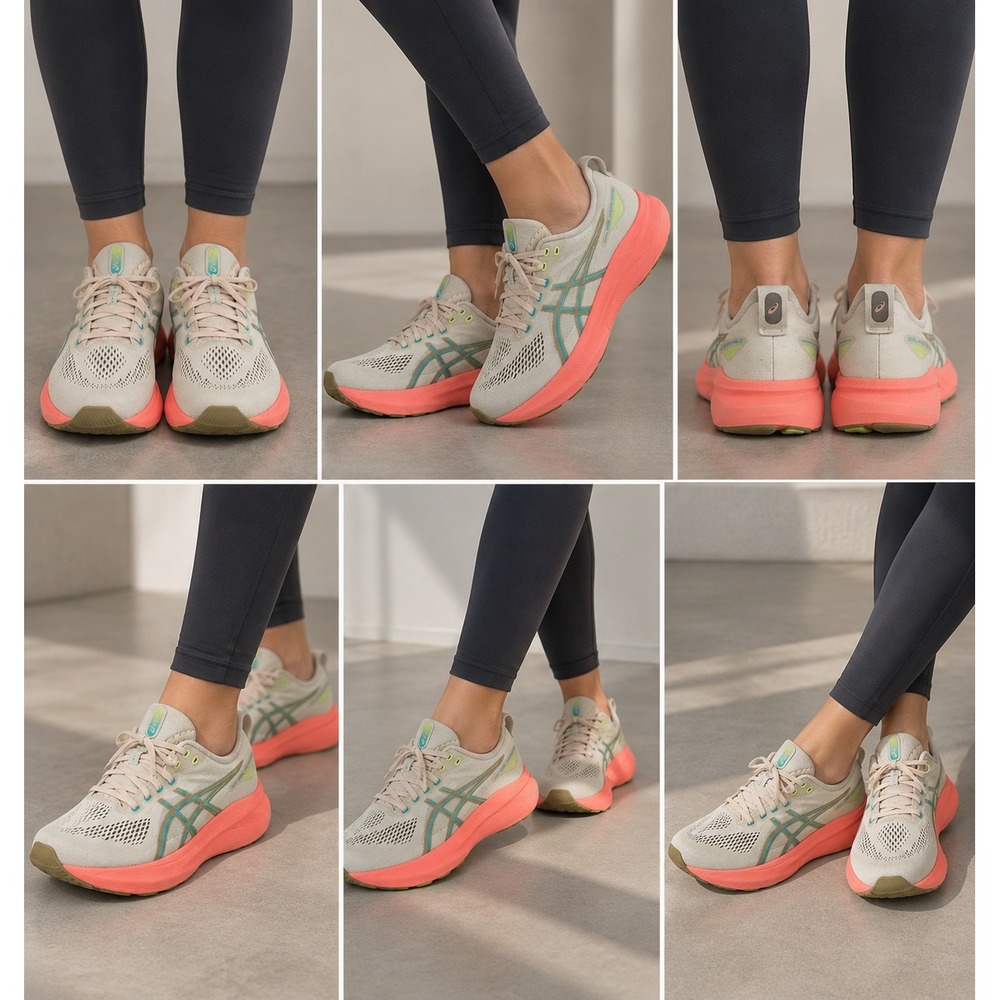 Asics Gel-Kayano 31 Women Running Shoes Oatmeal Coral 1012B676-200